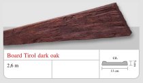 DECOSA gerenda deszka Tirol dark oak 2,6mx13cmx3cm